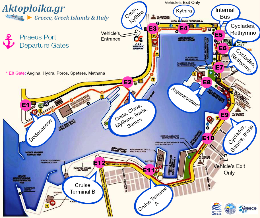 Puerto de Atenas: El Pireo, transporte, metro, taxi, precios - Forum Greece and the Balkans