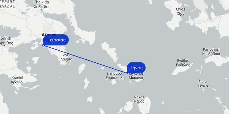 πειραιασ τηνοσ πλοιο χαρτης