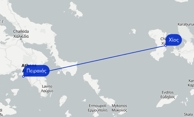 πειραιασ χιοσ πλοιο χαρτης